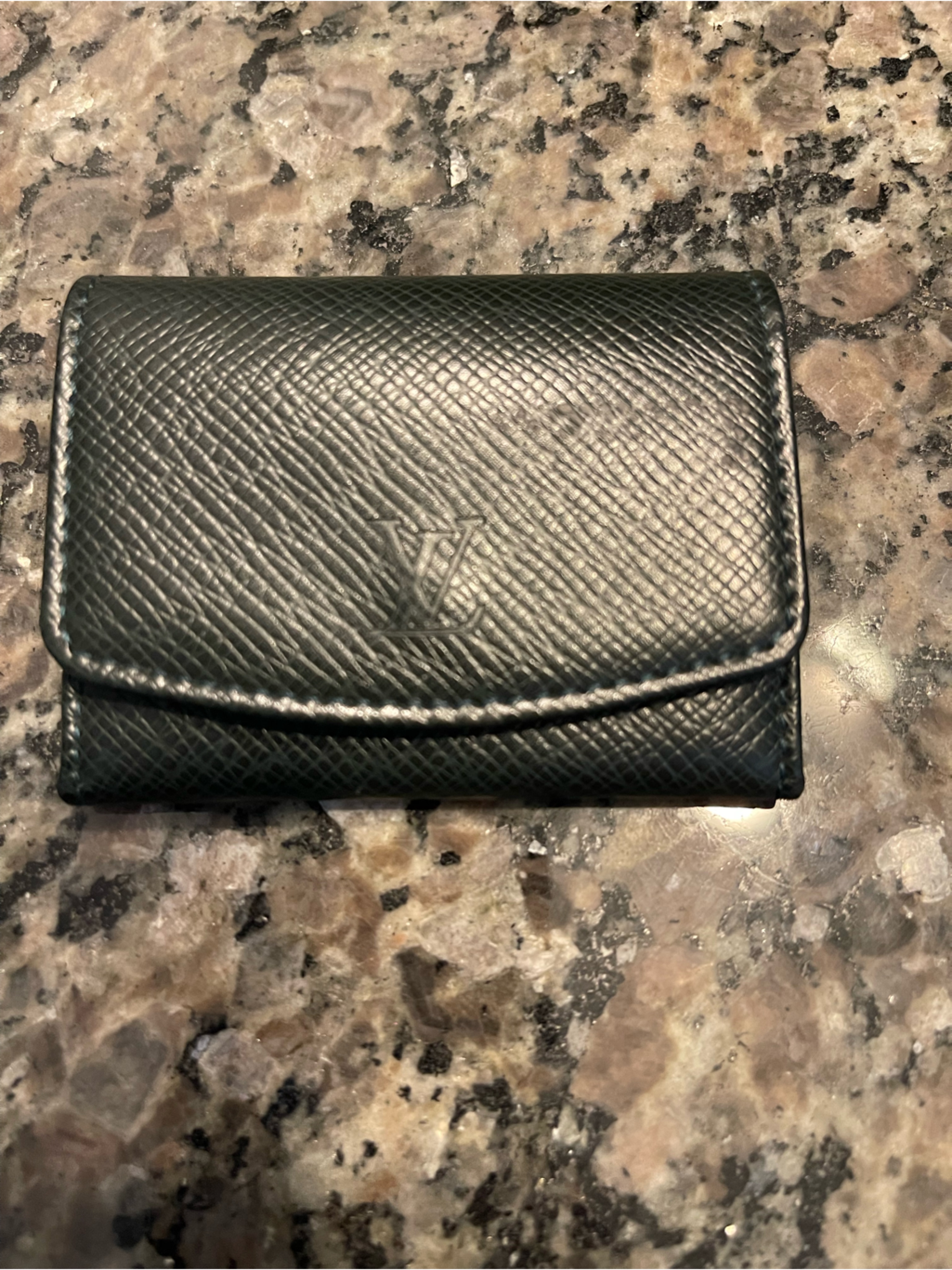 Louis Vuitton Dark Green Epi Leather Card Holder
